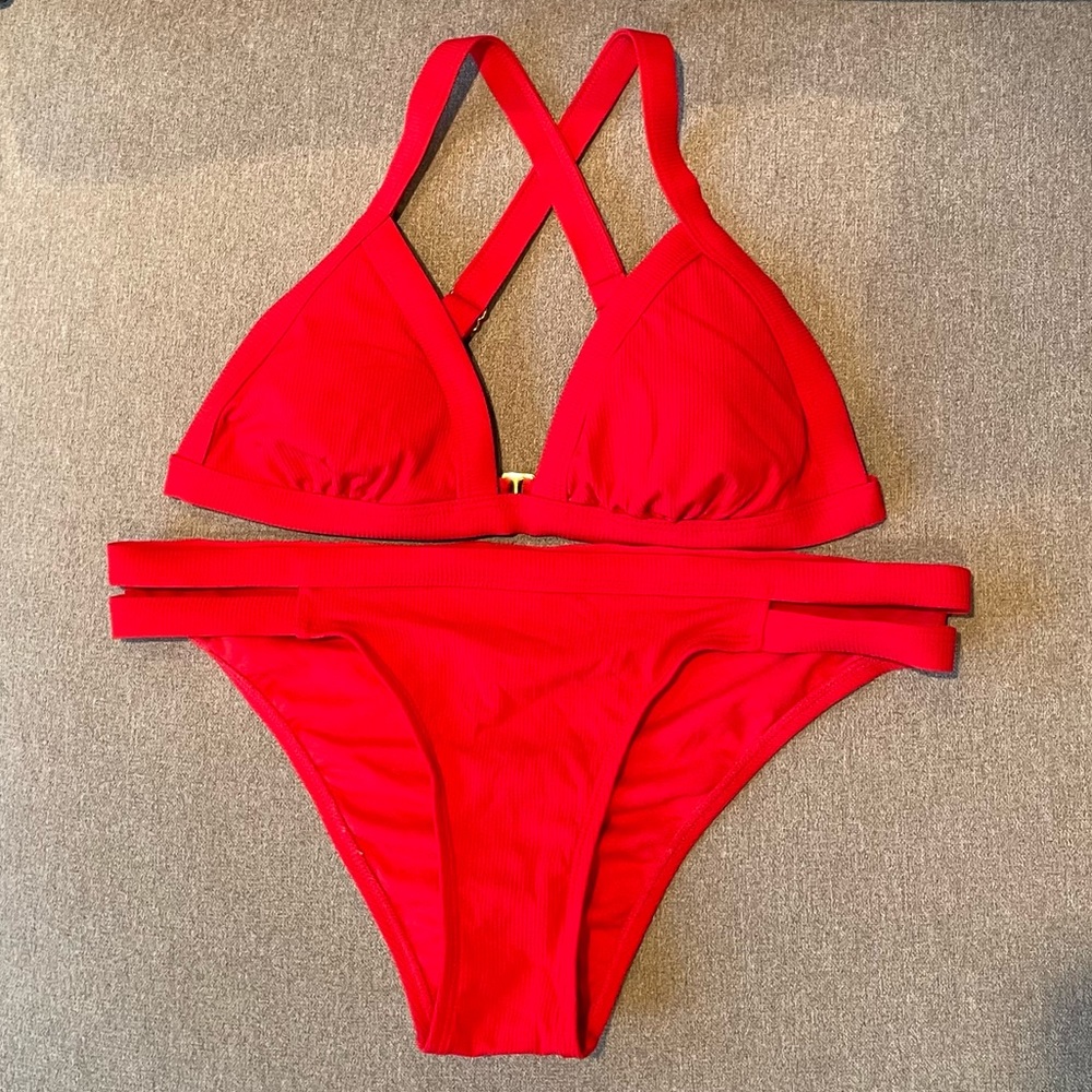 Xhilaration Red Bikini Set